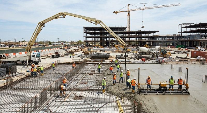 Commercial Slab Installation in Gig Harbor, WA