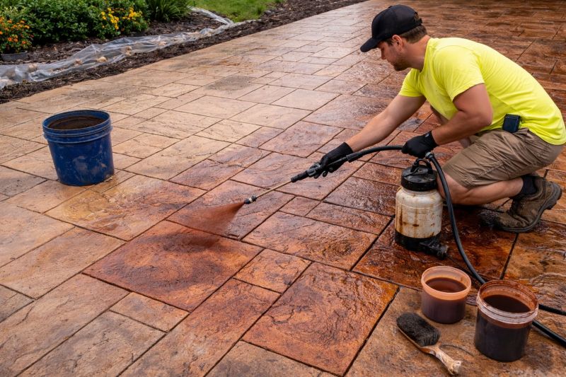 Cement Staining in Frisco, TX
