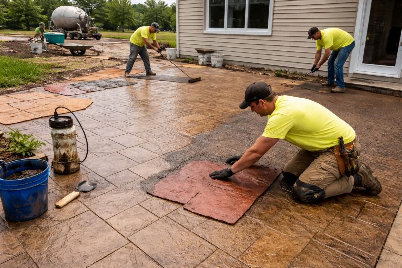 Concrete Patio Finishing in Corpus Christi, TX