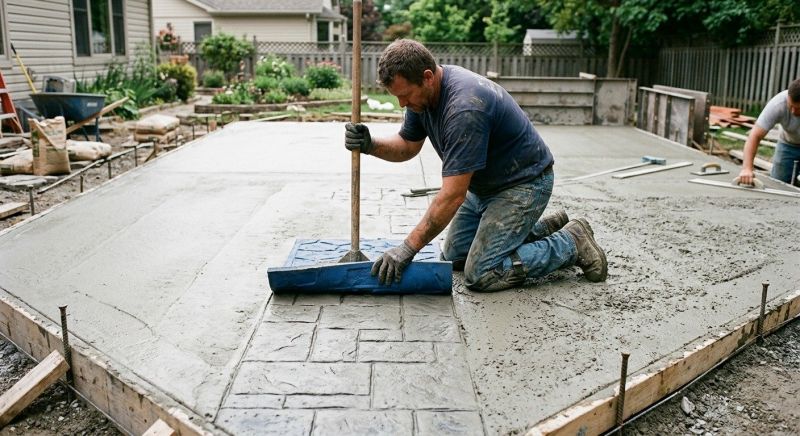 Concrete Patio Finishing in Dallas, TX