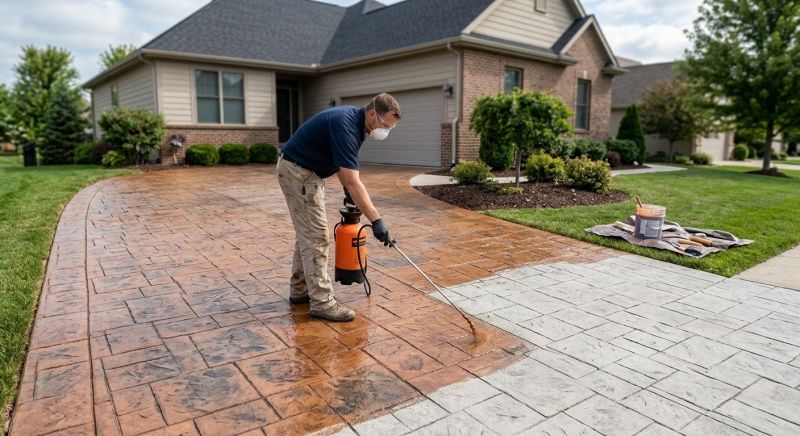Driveway Acid Washing in Fort Worth, TX