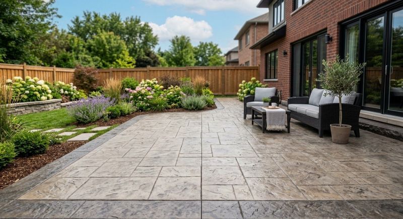 Stamped Concrete Paving in Frisco, TX