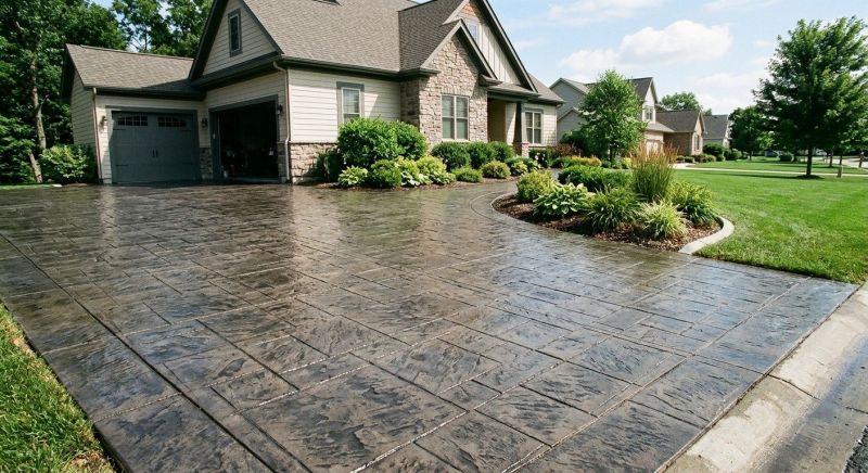 Stamped Concrete Replacement in Frisco, TX