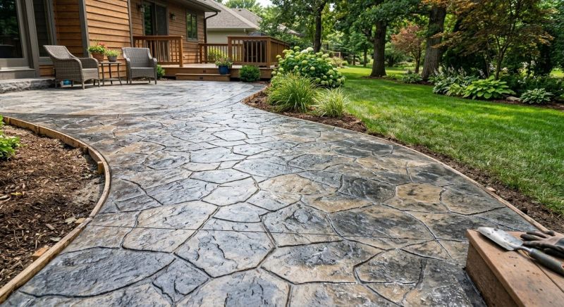 Stamped Concrete Resurfacing in Fort Worth, TX